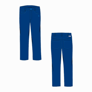 Pantalón uniforme, azul (nuevo)